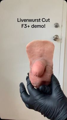 Liverwurst Cut [Flat Back] - 3.5”