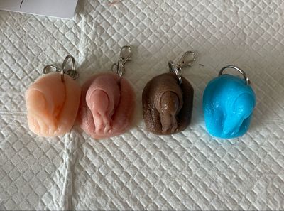 T Dick Keychains