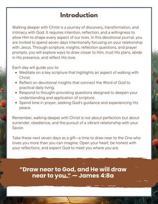 A Deeper Walk With Christ
