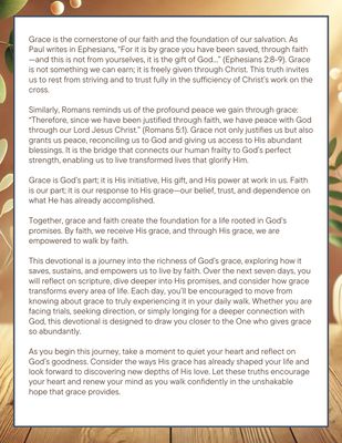 Saved by Grace Through Faith:  A 7 Day Mini Devotional