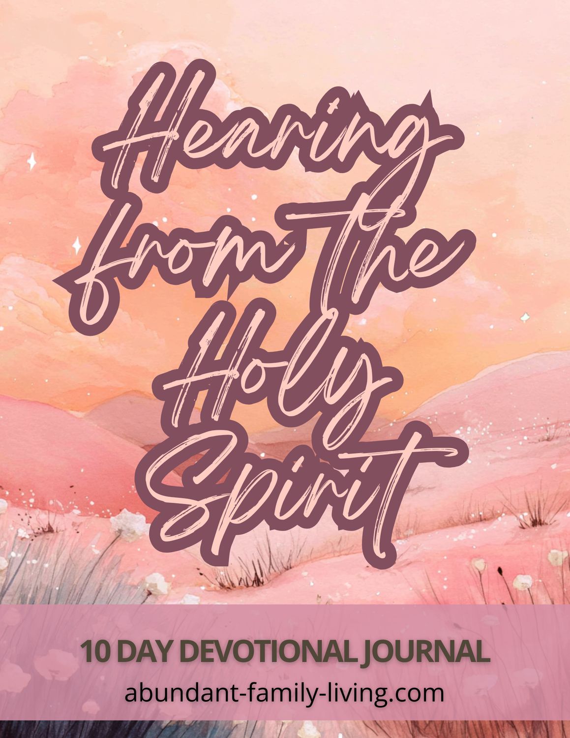 Hearing from the Holy Spirit