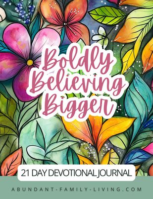 Boldly Believing Bigger: A 21 Day  Devotional Journal