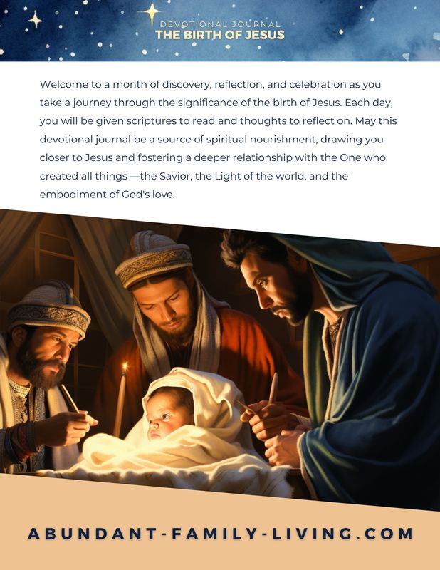 31-Day Devotional Journal: The Birth of Jesus Christ