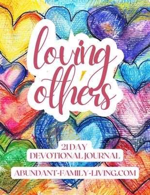 Loving Others – 21 Day Christian Devotional Journal | Bible Study on Love, Forgiveness &amp; Compassion | Printable Faith Journal