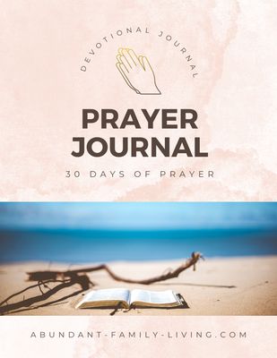 30 Day Prayer Journal – Devotional Prayer Journal for Christian Women | Guided Prayer &amp; Scripture Writing Workbook