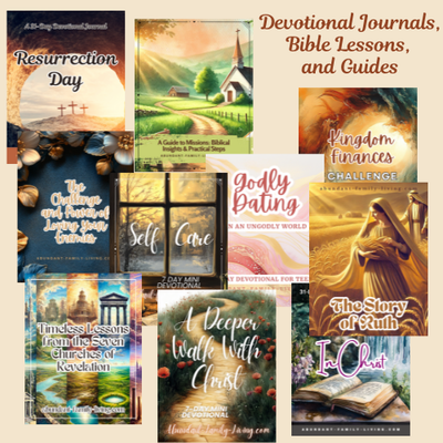 Christian Bible Study Printables, Devotionals &amp; Prayer Guides
