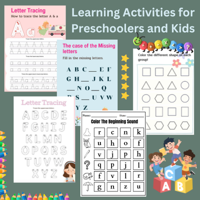 Preschool, Kindergarten &amp; Homeschool Printables
