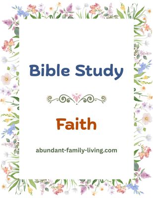 Bible Study Journal on Faith | Christian Devotional Workbook | Hebrews 11 Study | Scripture Journal | Women’s Bible Study Printable