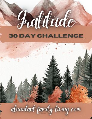 Gratitude:  30 Day Challenge