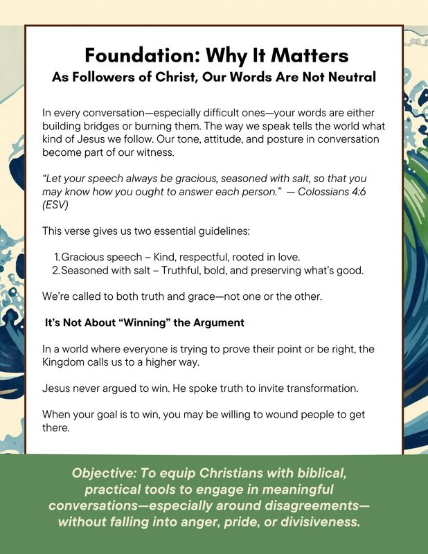 Grace-Filled Conversations: How to Discuss Difficult Topics as a Christian Without Getting Angry or Cutting People Off