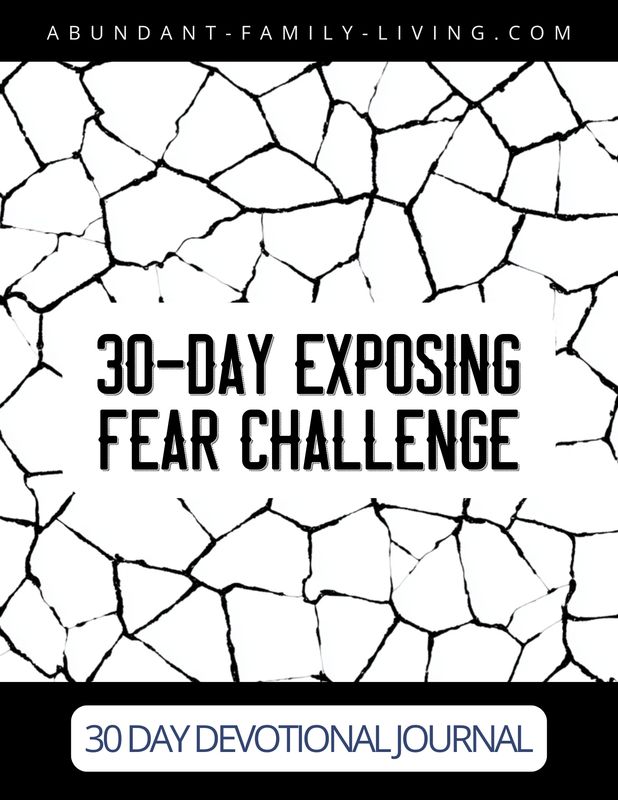 30 Day Exposing Fear Challenge