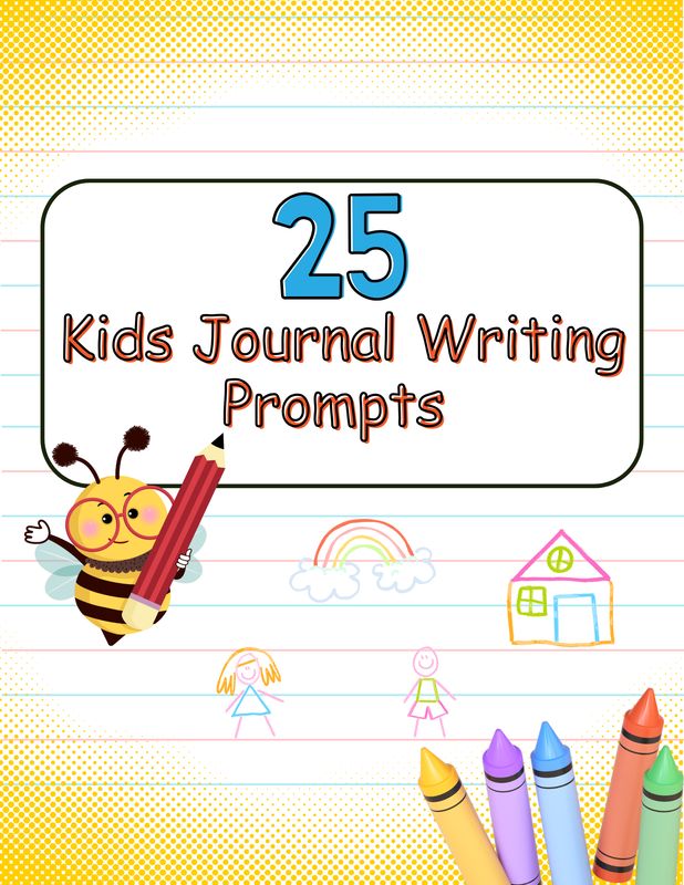 25 Kids Journaling Prompts Printable | Creative Writing Worksheets for Elementary Students | Draw & Write Story Starters | Homeschool Language Arts Activity 25 Kids Journaling Prompts Printable | Creative Writing Worksheets for Elementary Students | Draw & Write Story Starters | Homeschool Language Arts Activity