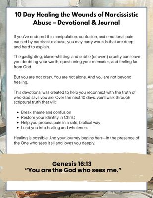 Healing the Wounds of Narcissistic Abuse