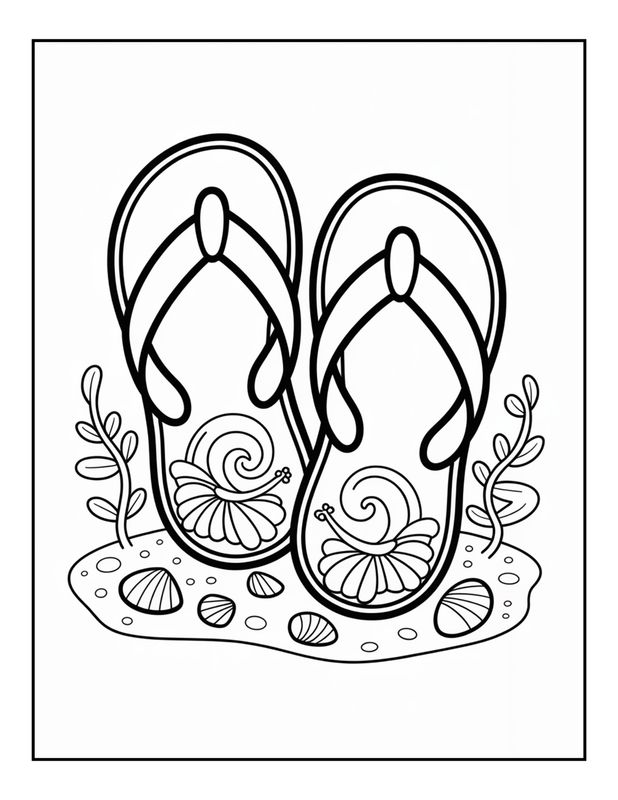 Big Summer Coloring Book for Kids – 81 Fun Printable Coloring Pages, Beach, Fruit, Vacation, Ocean, Easy Cute Designs for Preschool & Elementary Children