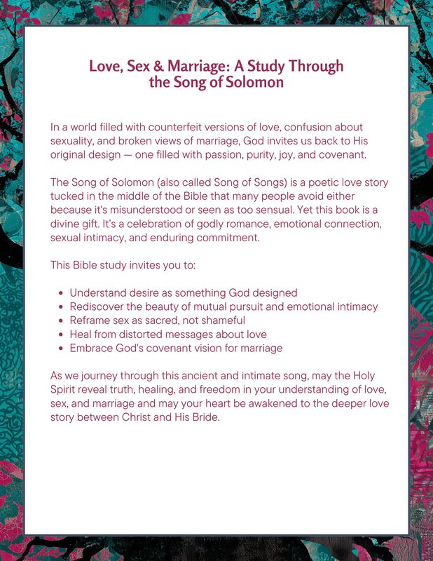 Song of Solomon Bible Study Printable | Love, Sex & Marriage Devotional | Christian Marriage Study Guide | Couples Bible Study Workbook | 16 Page PDF