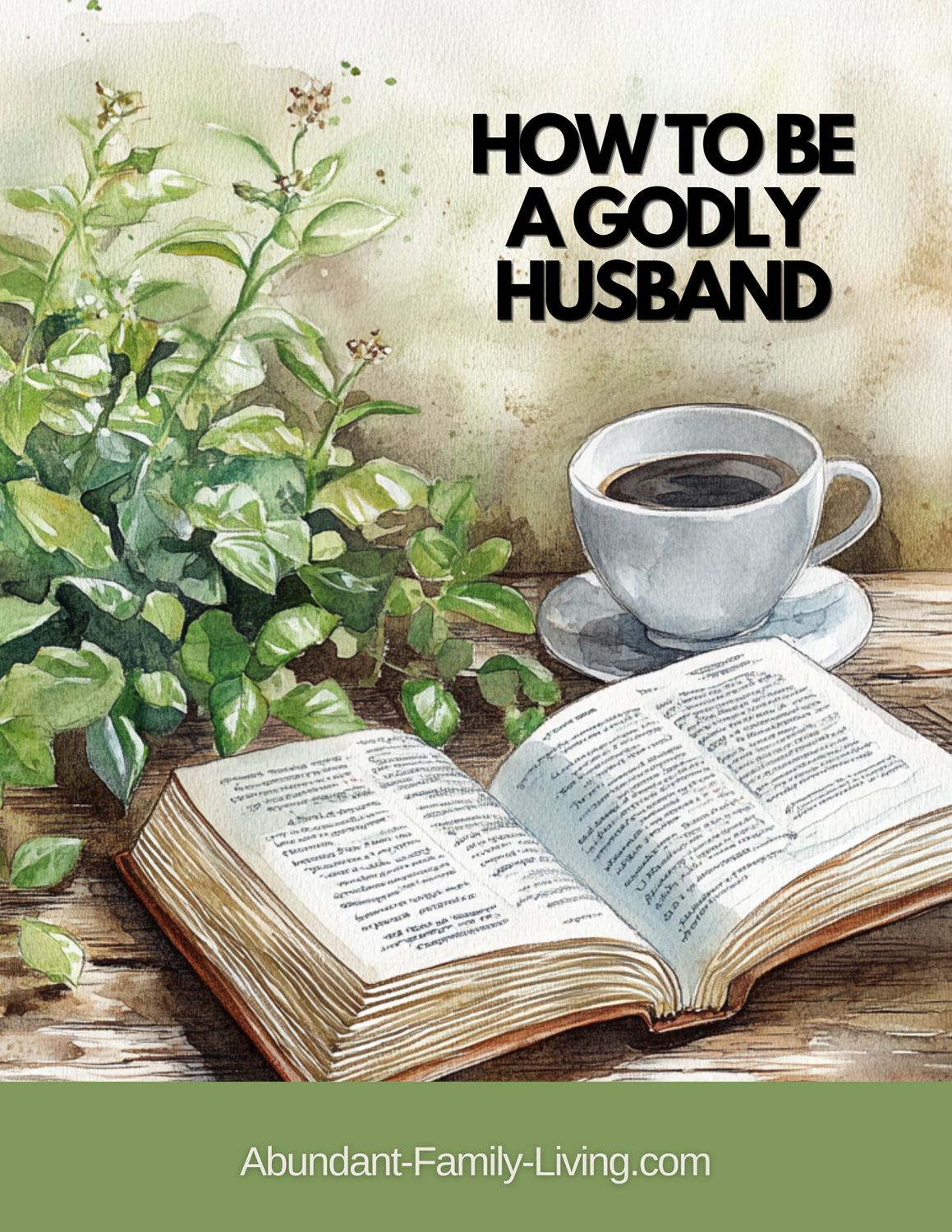 How to Be a Godly Husband Printable Bible Study | Christian Marriage Devotional for Men | Biblical Husband Guide | Ephesians 5 Study | Reflection Journal
