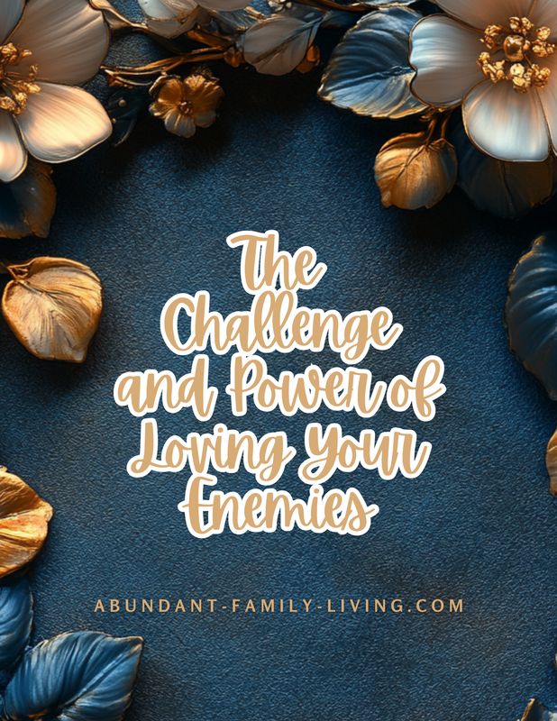 Love Your Enemies Bible Study Printable | Matthew 5:44 Christian Devotional Workbook | Forgiveness &amp; Grace Reflection Journal | Scripture Study PDF