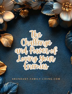 Love Your Enemies Bible Study Printable | Matthew 5:44 Christian Devotional Workbook | Forgiveness &amp; Grace Reflection Journal | Scripture Study PDF