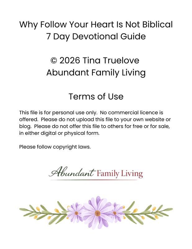 Why "Follow Your Heart" Is Not Biblical | 7-Day Christian Devotional &amp; Bible Study Guide