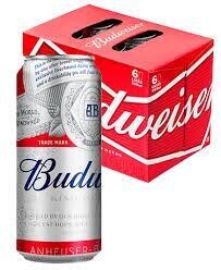 SIX PACK BUDWEISER BOTELLA 250 ML