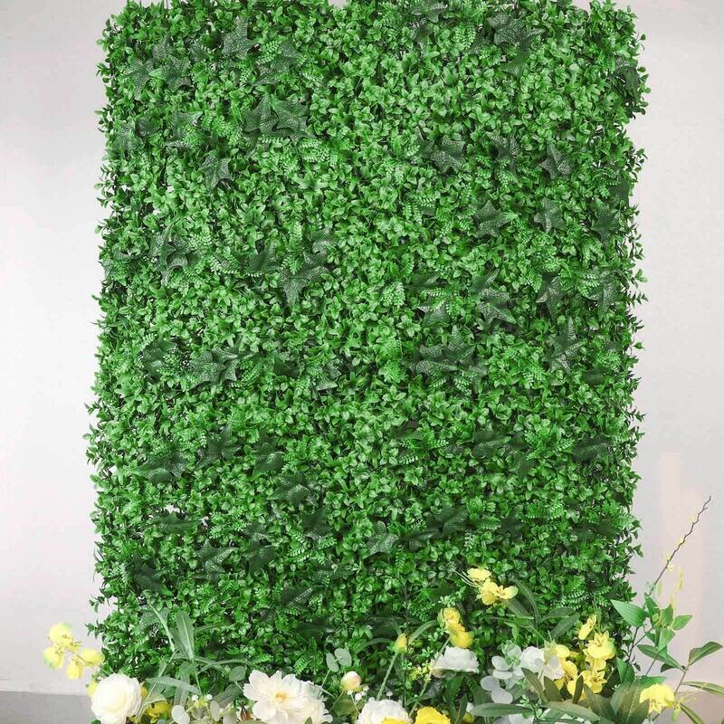 10x10 BOXWOOD BACKDROP RENTAL