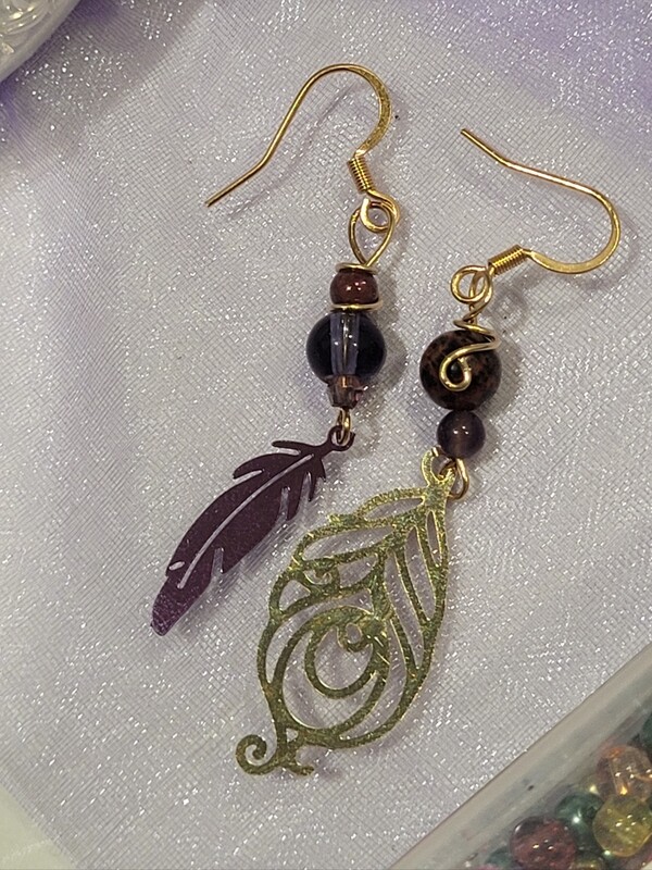 boucles d&#39;oreilles Xayah et Rakan