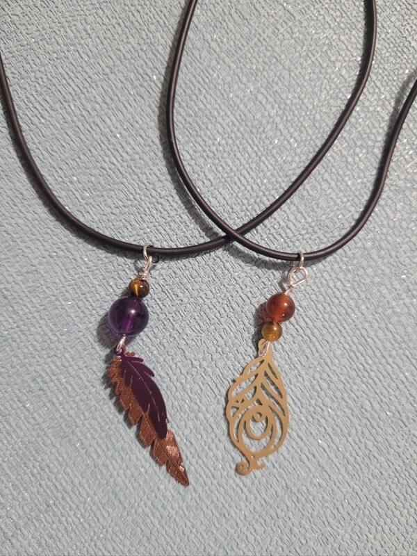 collier couple assorti Xayah et Rakan