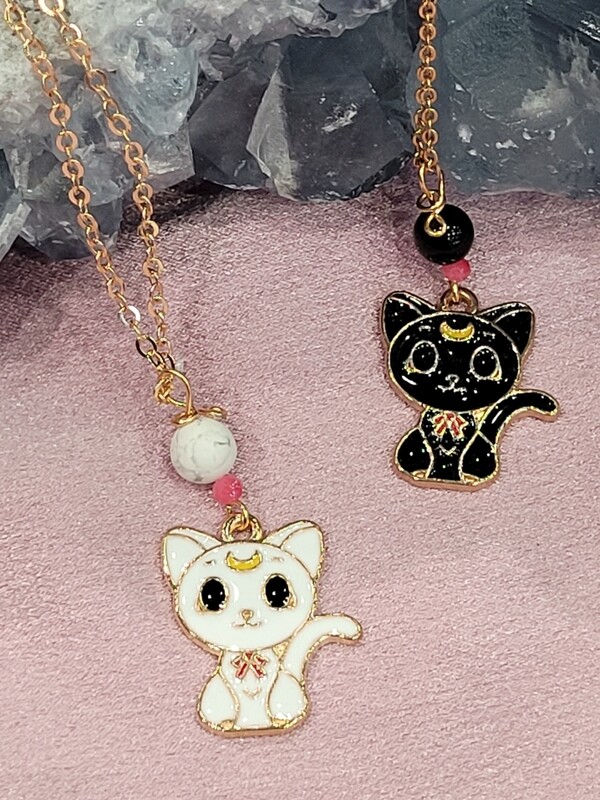 Collier Best friends Chat lunaire