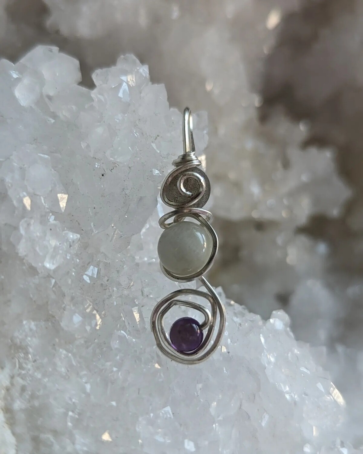 Pendentif trois perles 