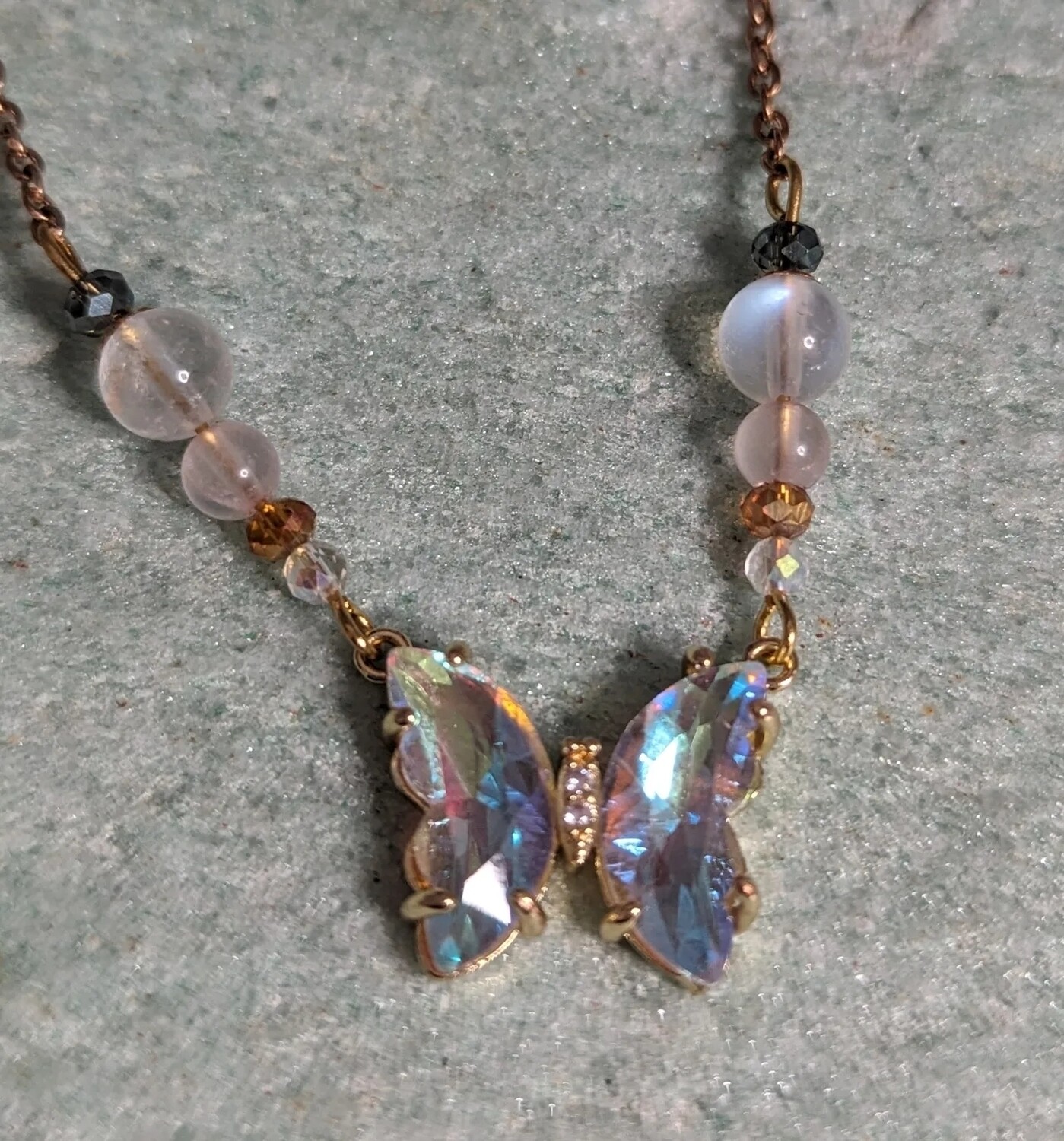 Collier Glaciale papillon 