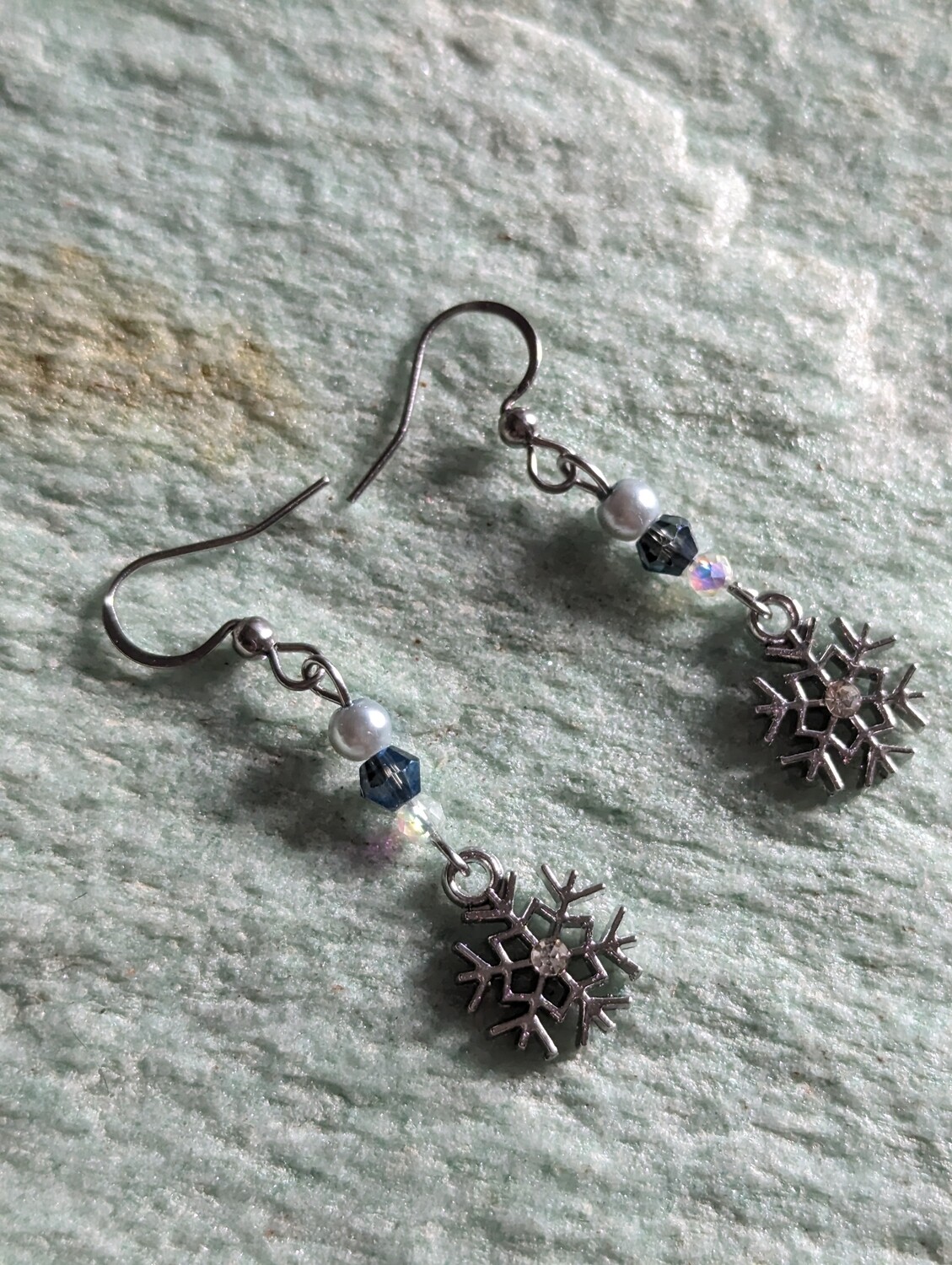 Boucles d&#39;oreilles flocon de neige
