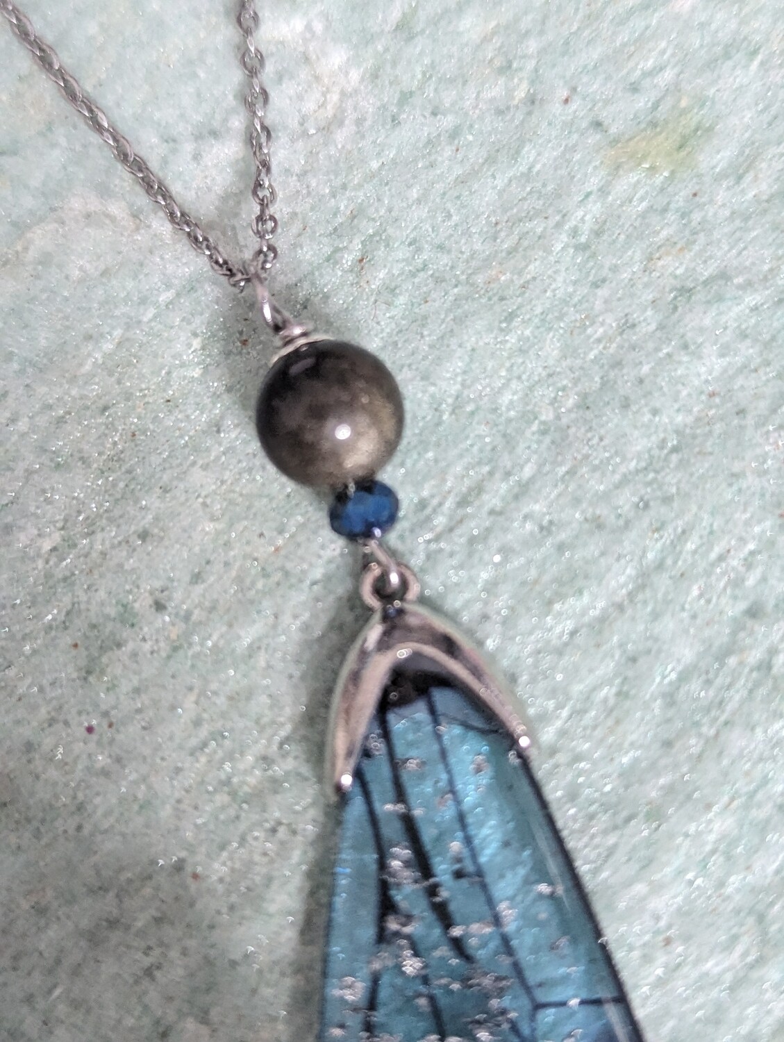 Collier aile de Fée de minuit