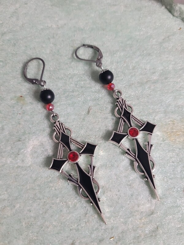 Boucles d&#39;oreilles Croix 