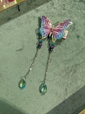 Barrette papillon 