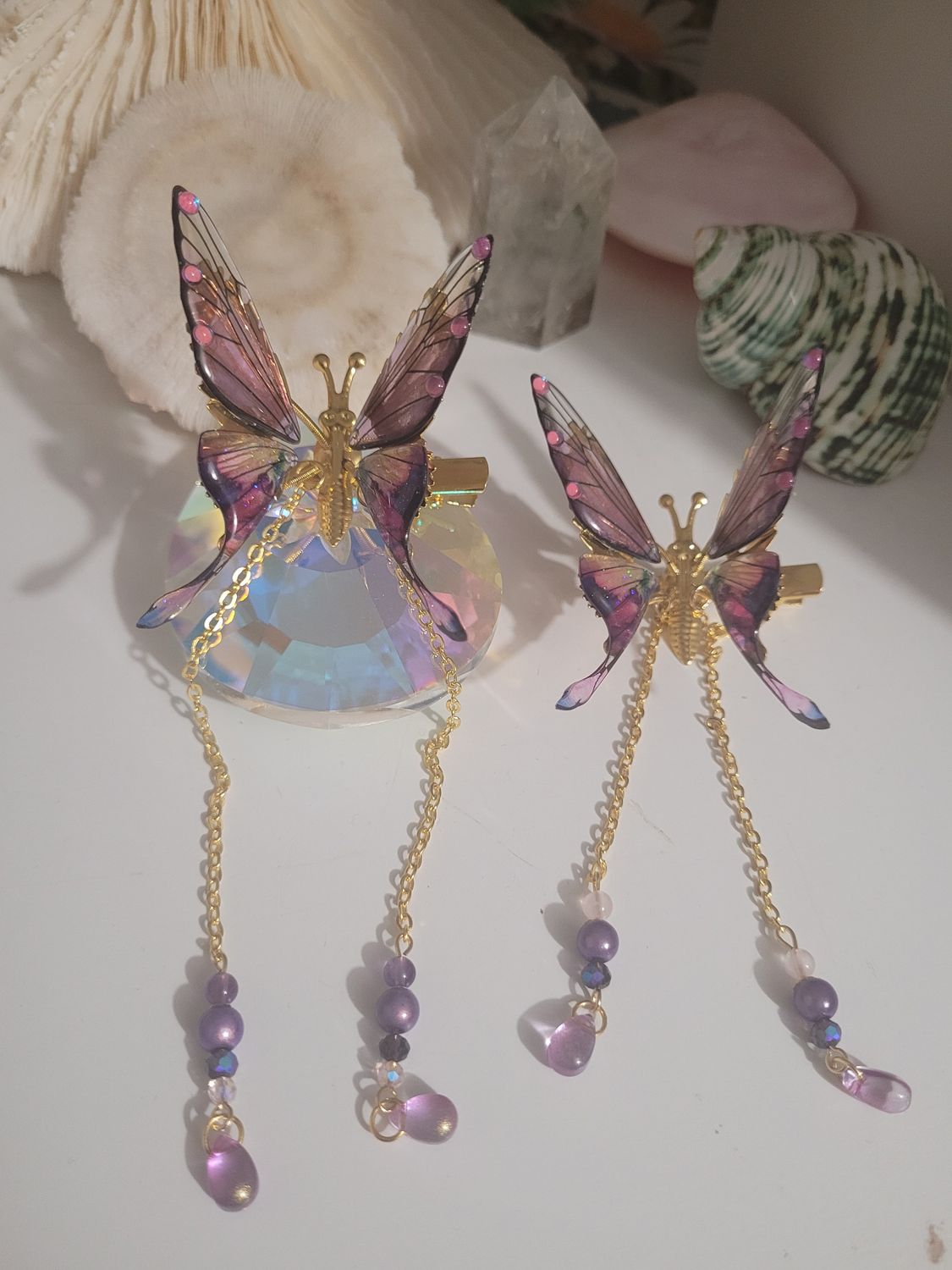 Papillon Violette 3D