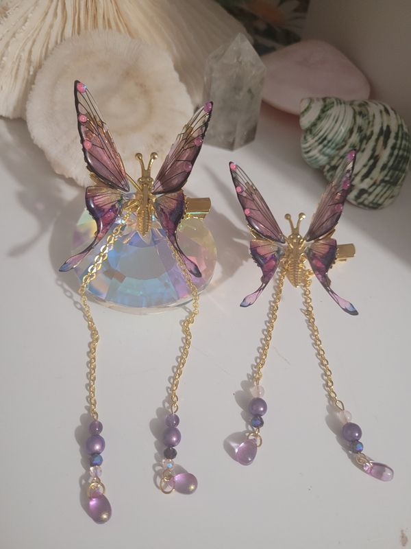 Papillon Violette 3D