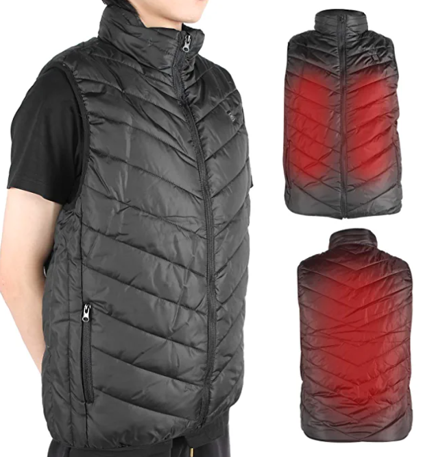 Electric Heating Vest, Rechargeable USB Soft Heated Jacket