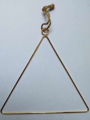 Hanging Metal Triangle