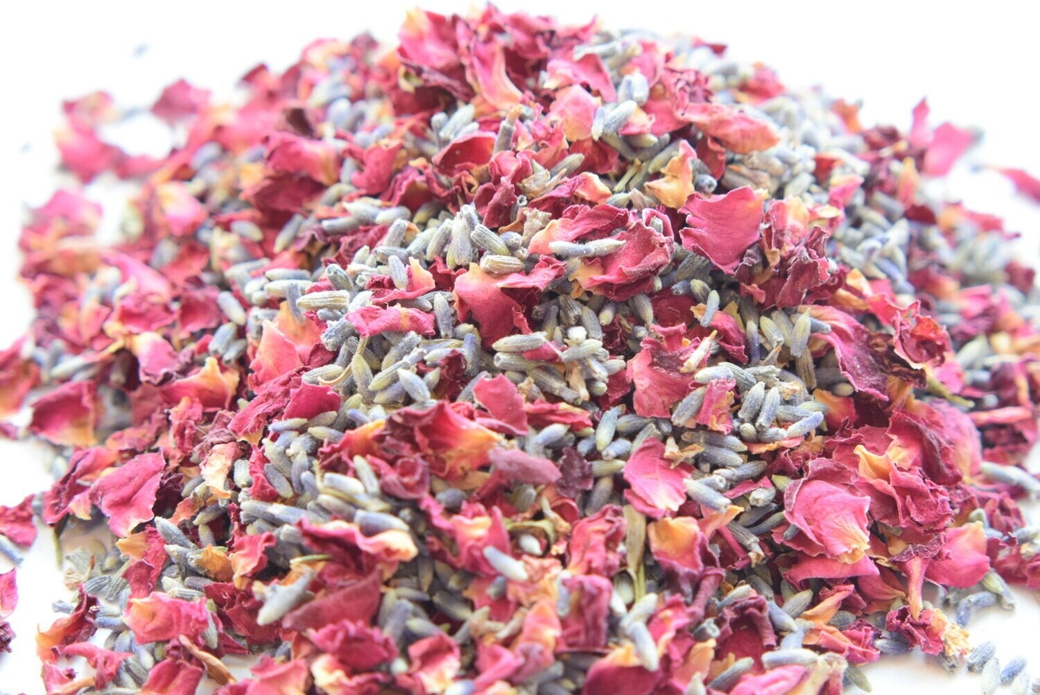 dried rose petal lavender confetti