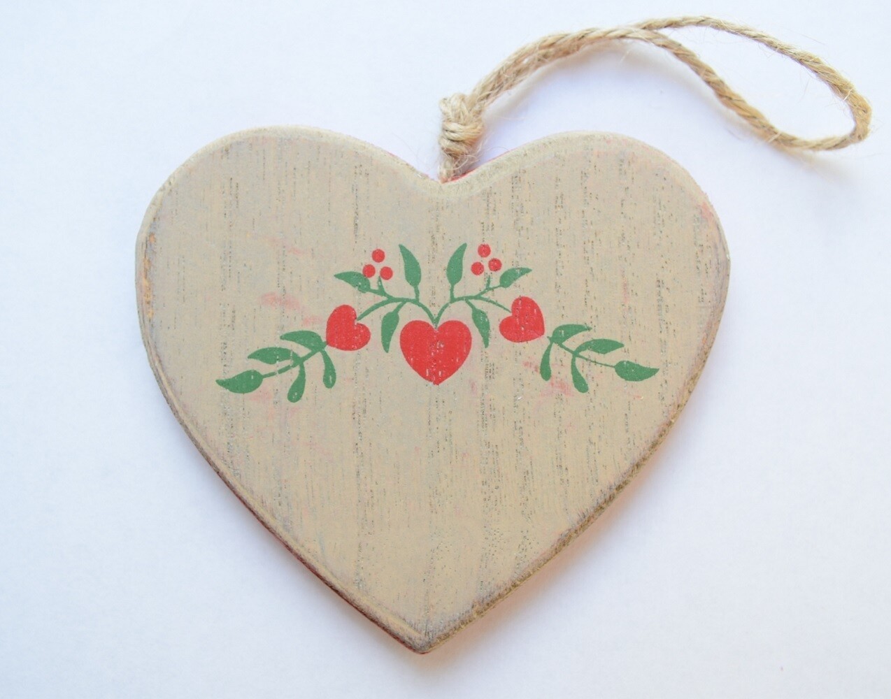 Wooden Heart Scandinavian Style