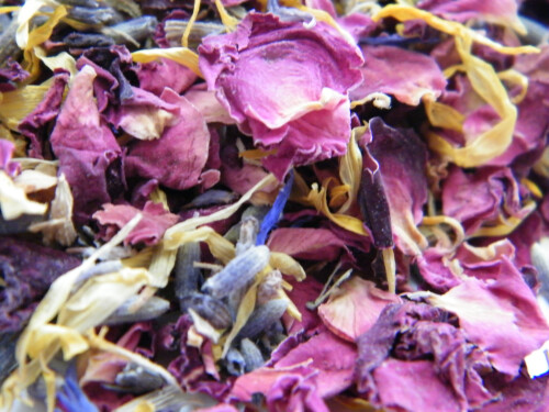 cornflower mix confetti with marigold petals wholesale