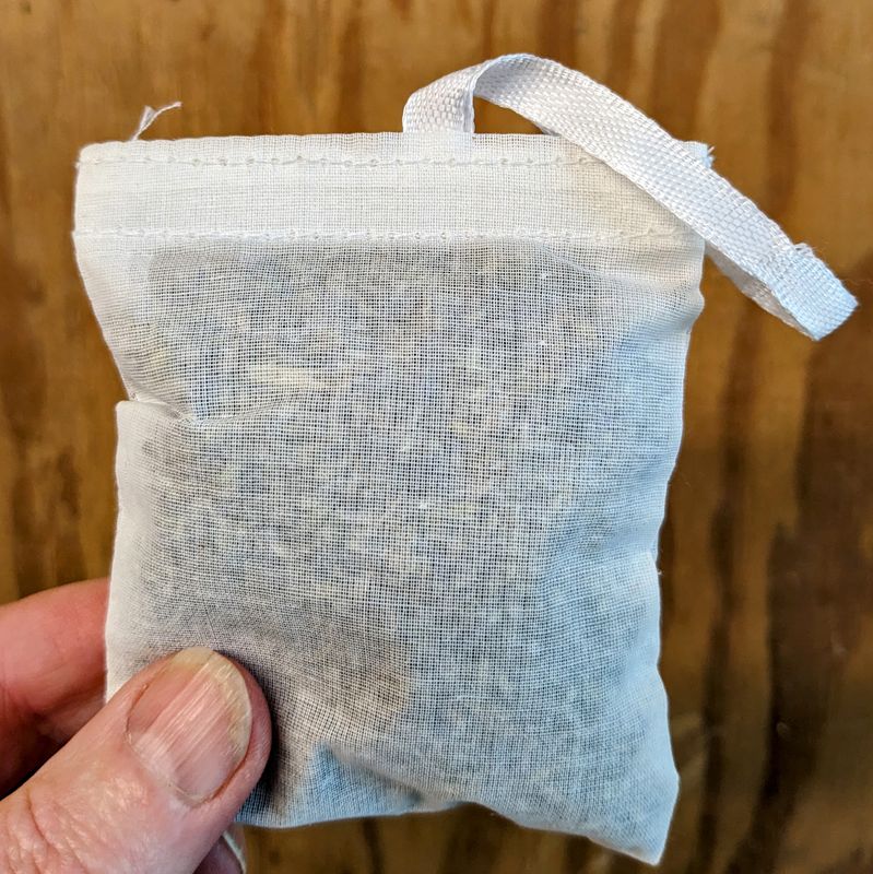 lavender bag cotton pouch white