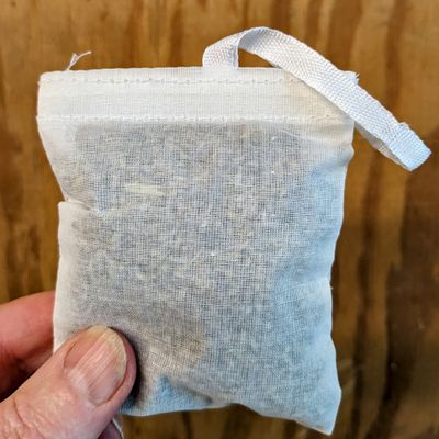 lavender bag cotton pouch white