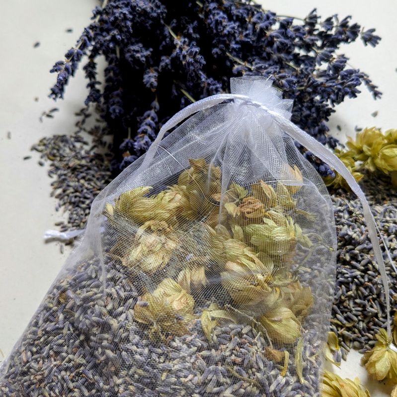 Dried lavender and hops relaxing bag dried lavender hops bag
