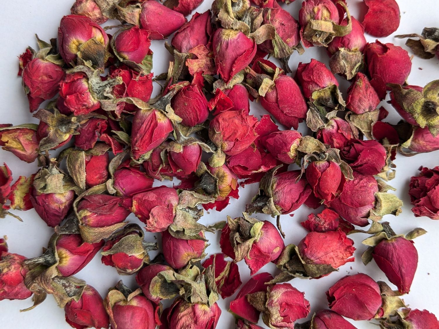 dried rose buds red bulk