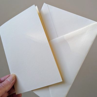 blank card envelope a6 ivory