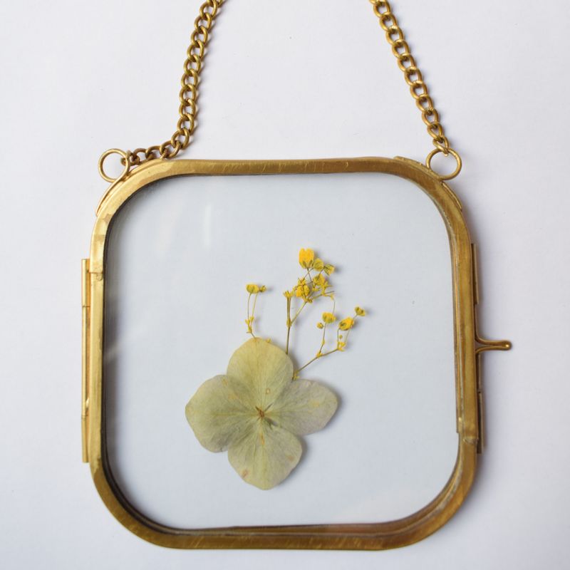 square brass frame