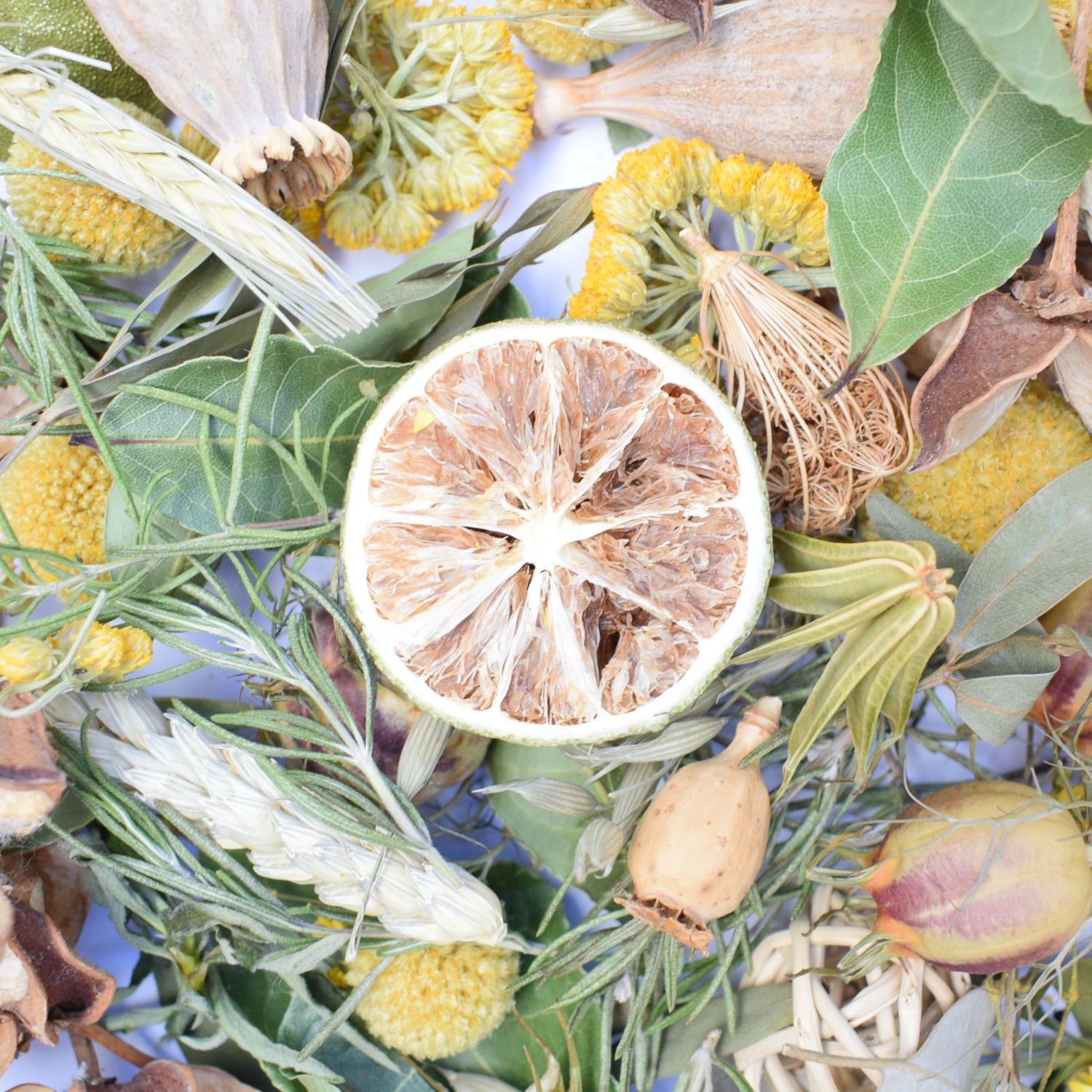 Citrus home fragrance - Orange lemon or lime - Buy dried flowers