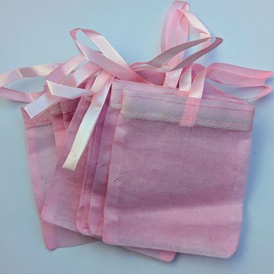 cotton pouch pink