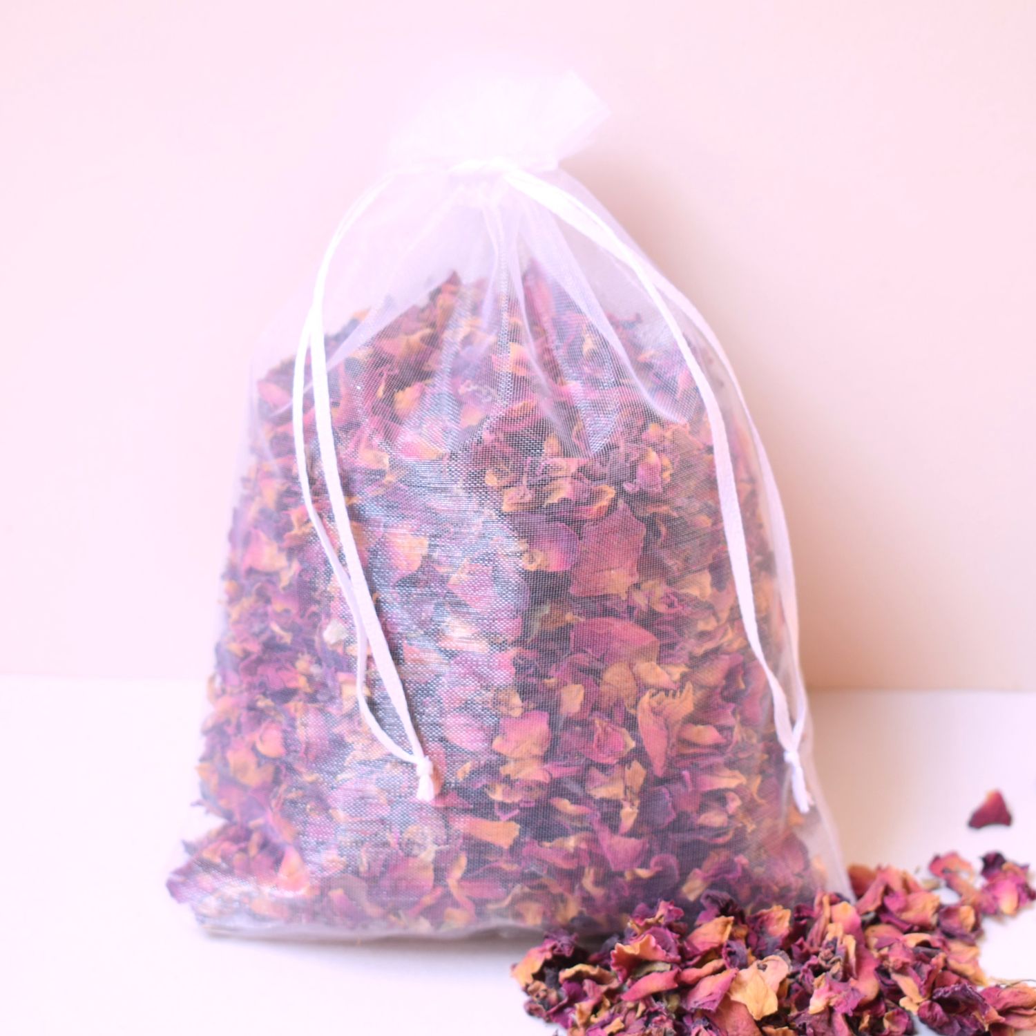 rose petals potpourri bag